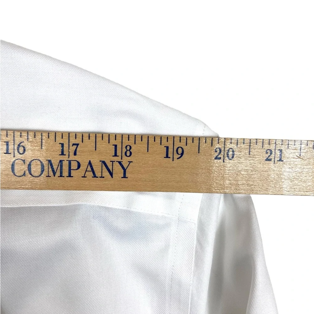Charles Tyrwhitt Men's Long Sleeve Button Down White Shirt Non-Iron 16.5/34 - Picture 7 of 11